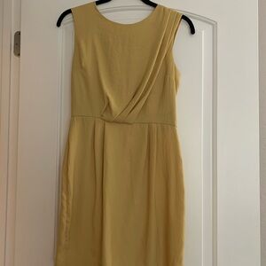 Topshop Yellow Mini Dress